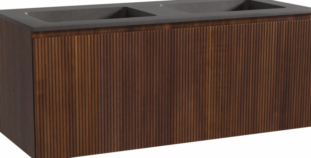 Storke Ribs badkamermeubel met Scuro wastafel