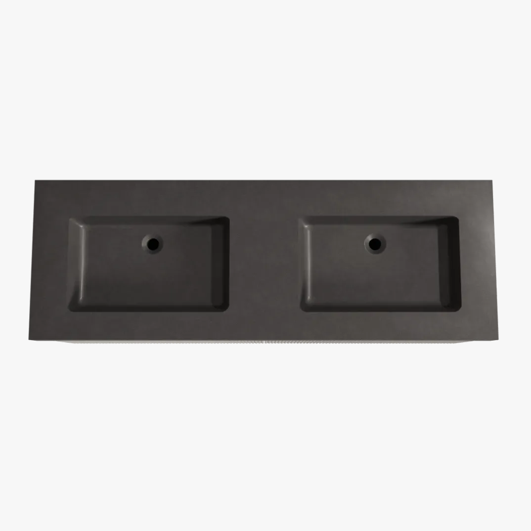 Storke Ribs badkamermeubel met Scuro High wastafel