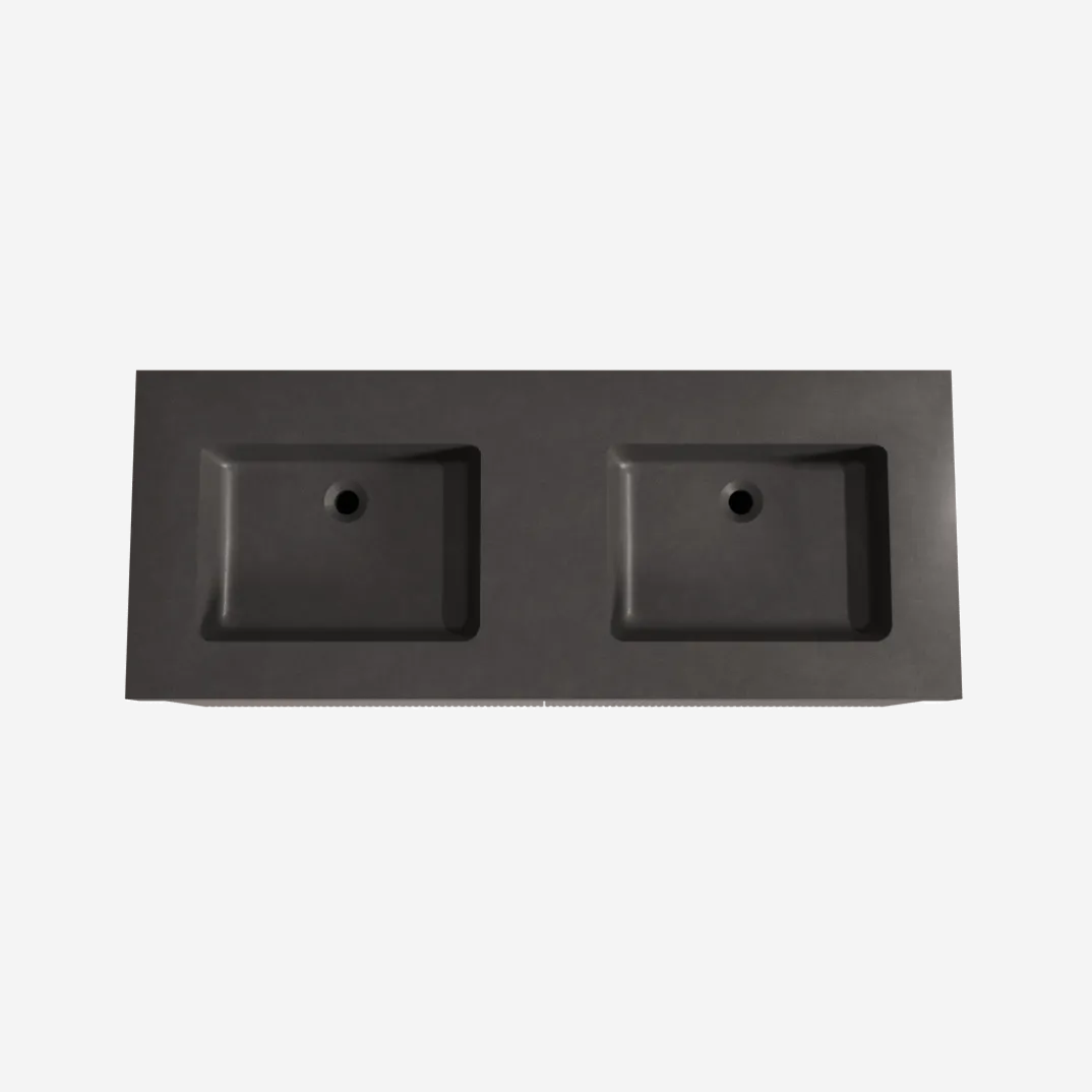 Storke Ribs badkamermeubel met Scuro High wastafel