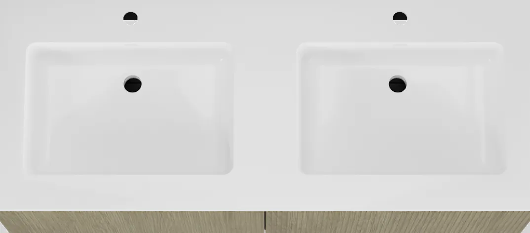 Storke Ribs badkamermeubel met Bilia wastafel