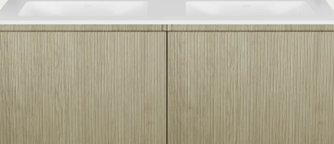 Storke Ribs badkamermeubel met Bilia wastafel
