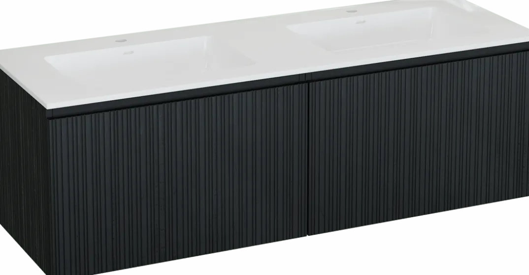 Storke Ribs badkamermeubel met Bilia wastafel