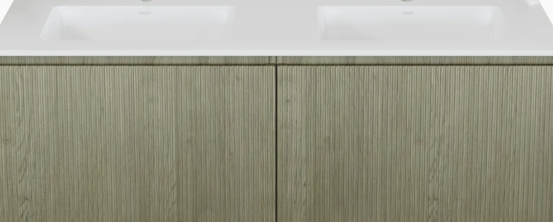 Storke Ribs badkamermeubel met Bilia wastafel