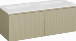 Storke Ribs badkamermeubel met Bilia wastafel