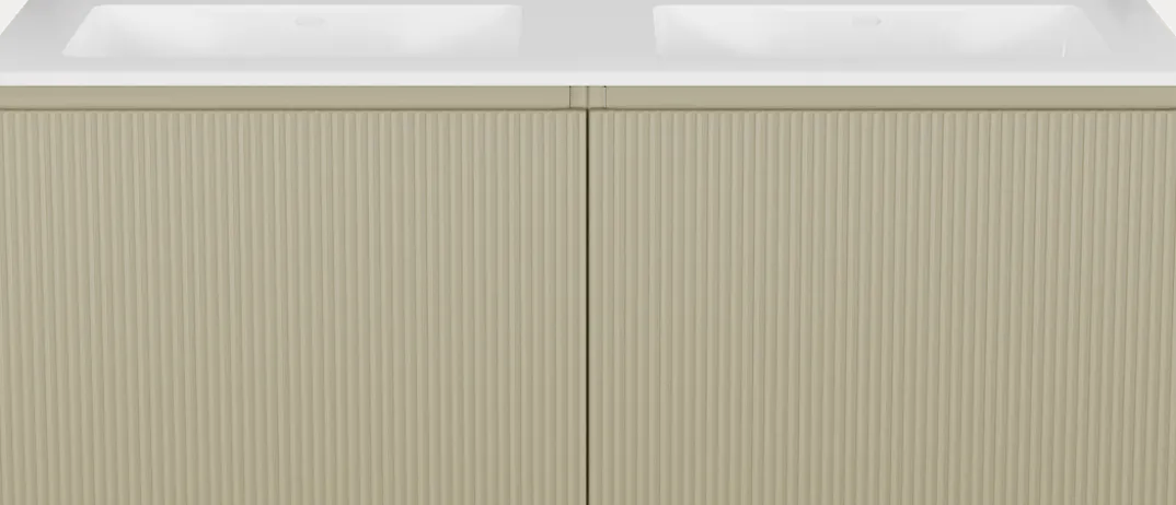 Storke Ribs badkamermeubel met Bilia wastafel