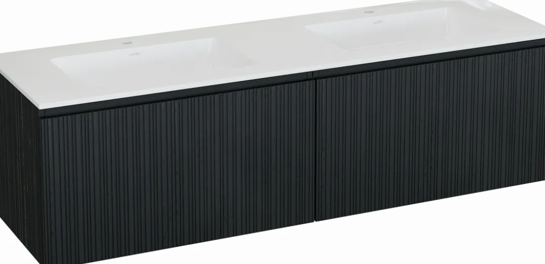 Storke Ribs badkamermeubel met Bilia wastafel