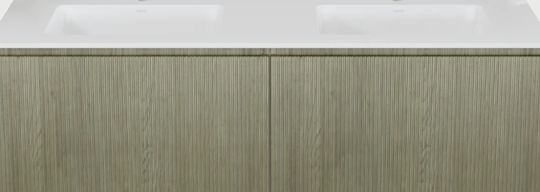 Storke Ribs badkamermeubel met Bilia wastafel