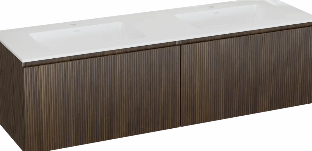 Storke Ribs badkamermeubel met Bilia wastafel