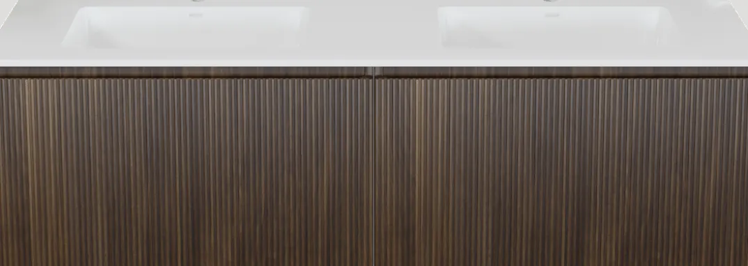 Storke Ribs badkamermeubel met Bilia wastafel