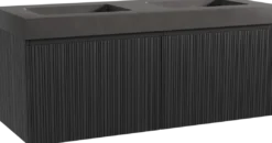 Storke Ribs badkamermeubel met Scuro High wastafel