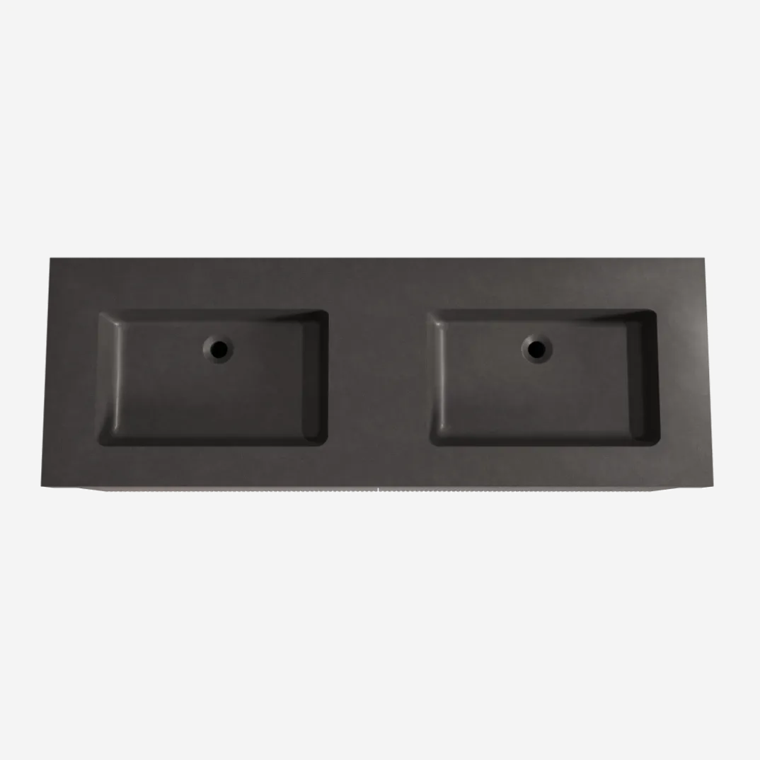 Storke Ribs badkamermeubel met Scuro High wastafel