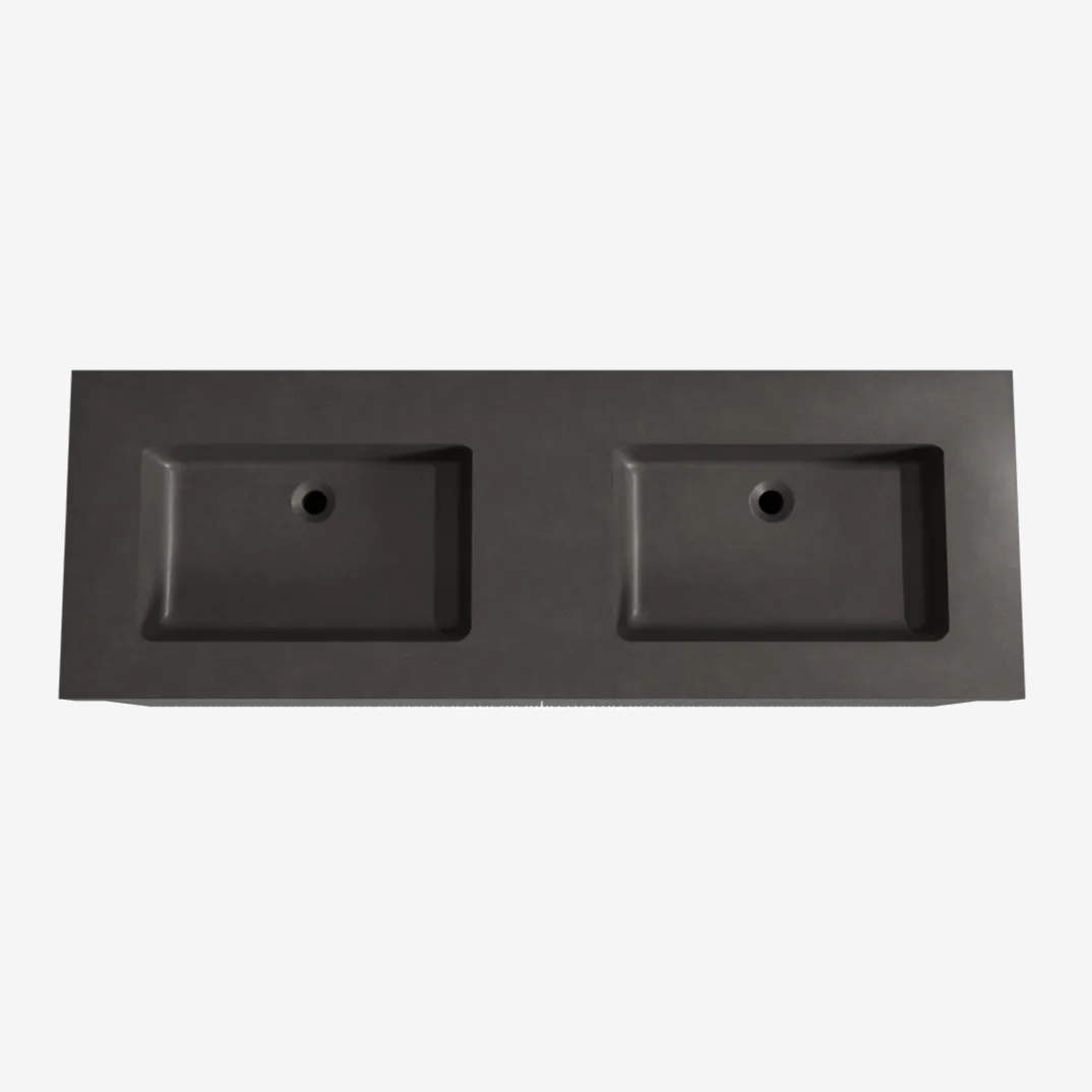 Storke Ribs badkamermeubel met Scuro High wastafel