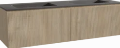 Storke Ribs badkamermeubel met Scuro wastafel