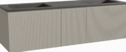 Storke Ribs badkamermeubel met Scuro wastafel