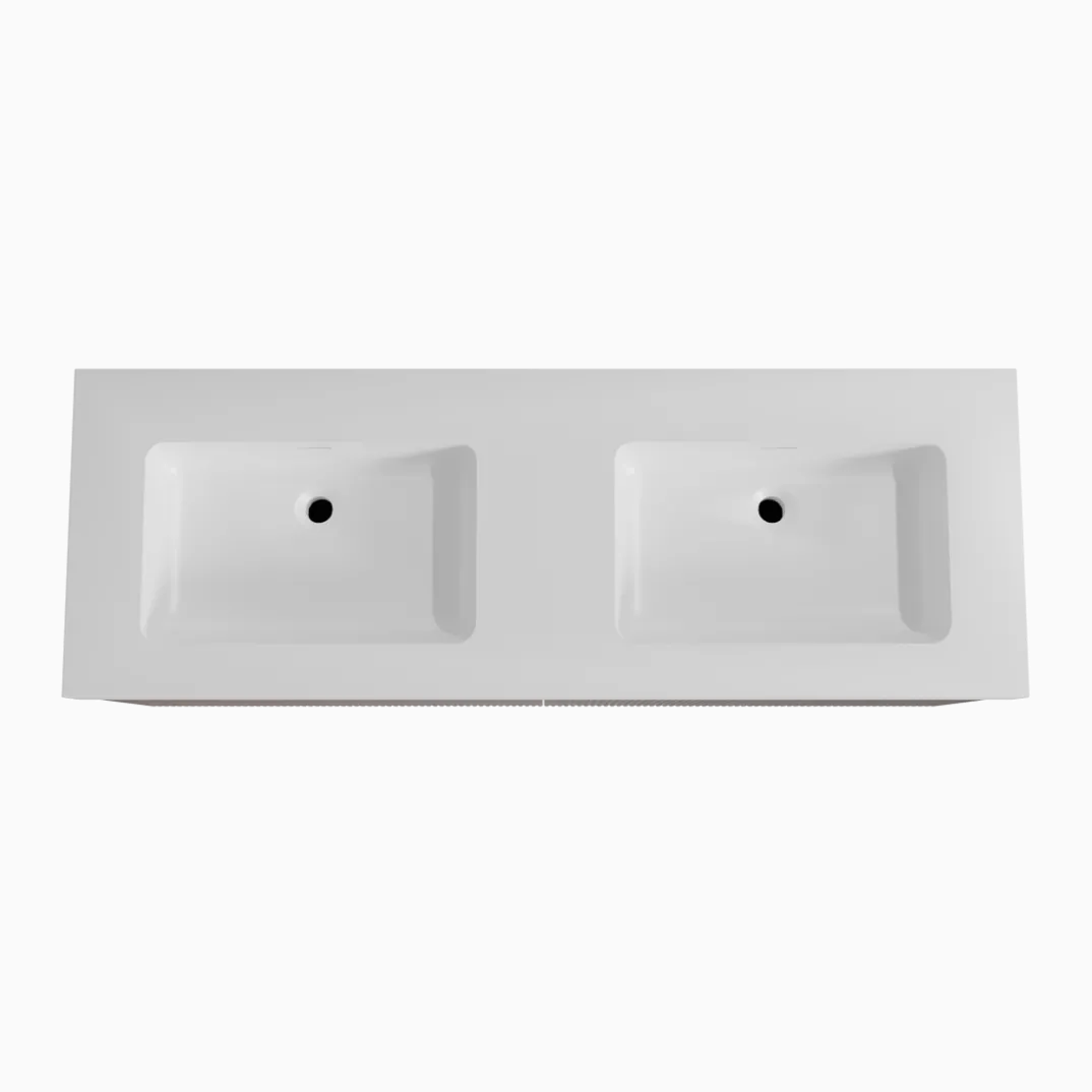 Storke Ribs badkamermeubel met Mata High wastafel