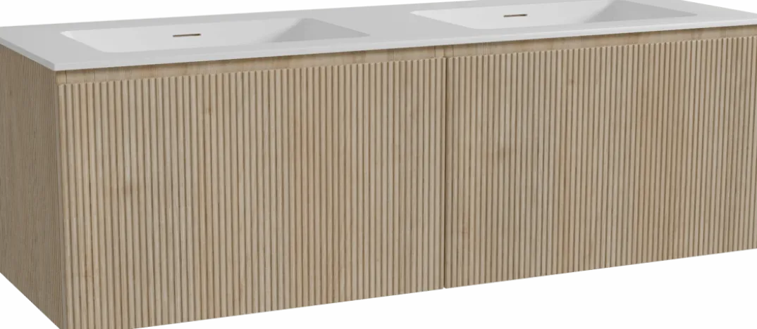 Storke Ribs badkamermeubel met Mata wastafel