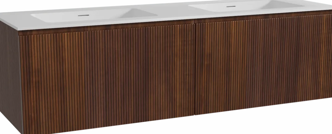 Storke Ribs badkamermeubel met Mata wastafel