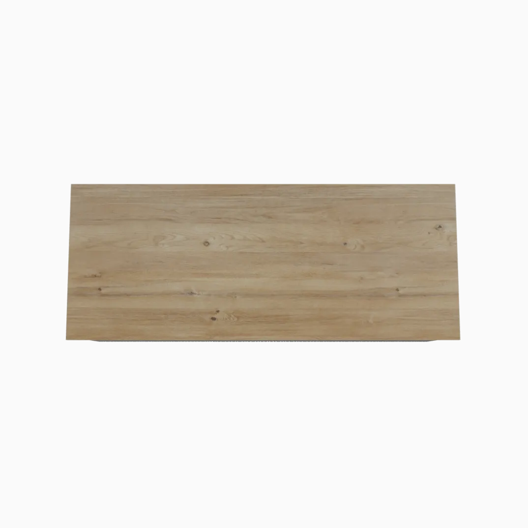 Storke Ribs badkamermeubel met Panton wastafelblad voor waskom(men)