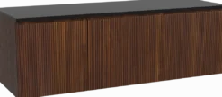 Storke Ribs badkamermeubel met Panton wastafelblad voor waskom(men)