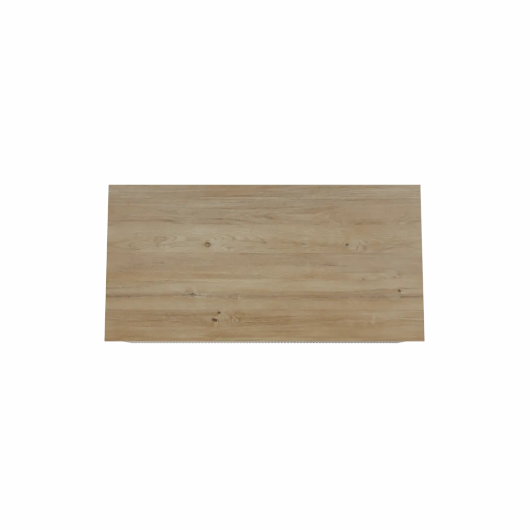 Storke Ribs badkamermeubel met Panton wastafelblad voor waskom(men)
