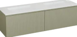 Storke Ribs badkamermeubel met Bilia wastafel