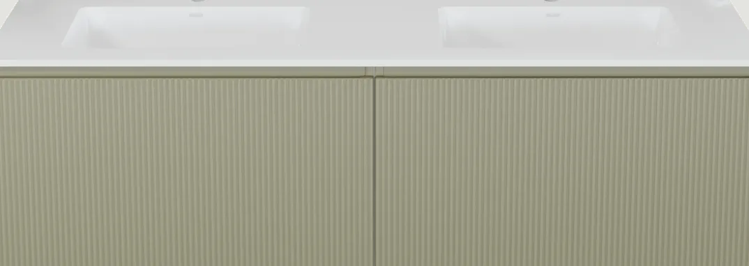 Storke Ribs badkamermeubel met Bilia wastafel