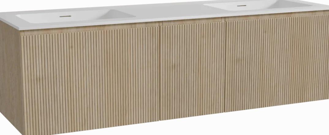 Storke Ribs badkamermeubel met Mata wastafel