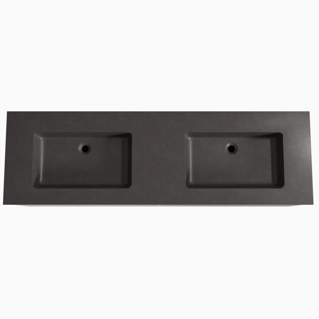 Storke Ribs badkamermeubel met Scuro wastafel