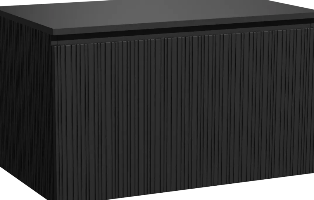 Storke Ribs badkamermeubel met Panton wastafelblad voor waskom(men)