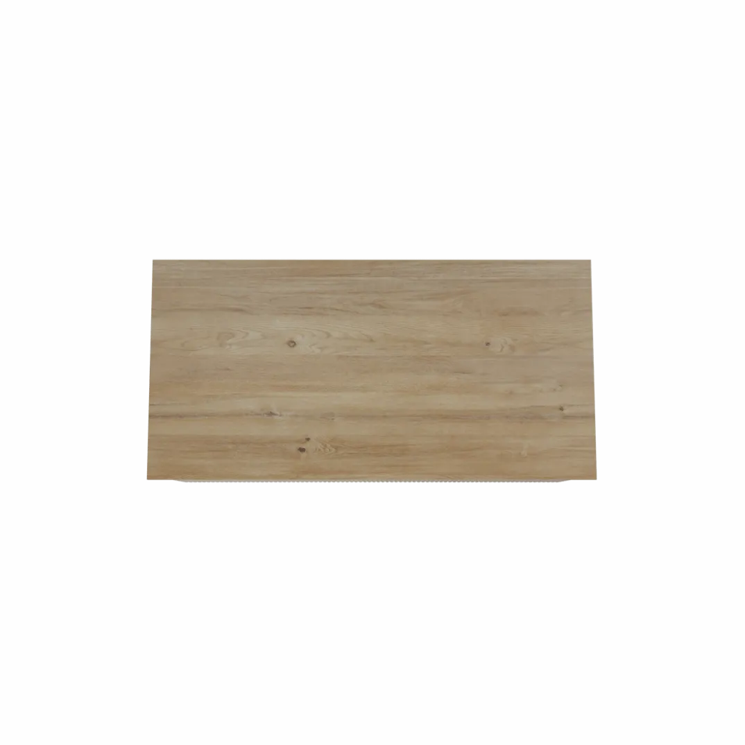 Storke Ribs badkamermeubel met Panton wastafelblad voor waskom(men)
