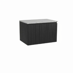 Storke Ribs badkamermeubel met Tavola wastafelblad voor waskom(men)