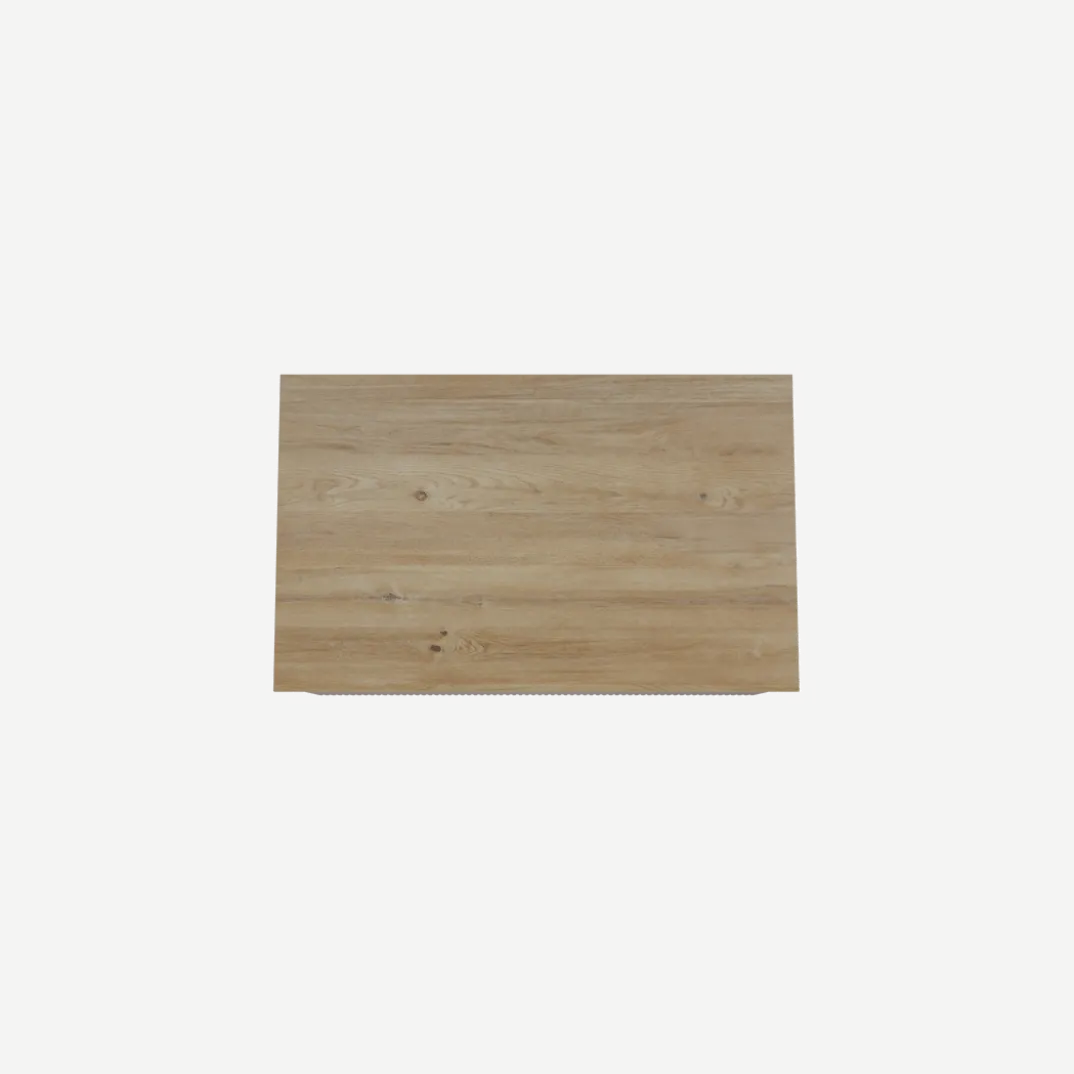 Storke Ribs badkamermeubel met Panton wastafelblad voor waskom(men)