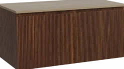 Storke Ribs badkamermeubel met Panton wastafelblad voor waskom(men)