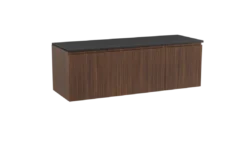 Storke Ribs badkamermeubel met Panton wastafelblad voor waskom(men)