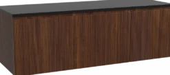 Storke Ribs badkamermeubel met Panton wastafelblad voor waskom(men)