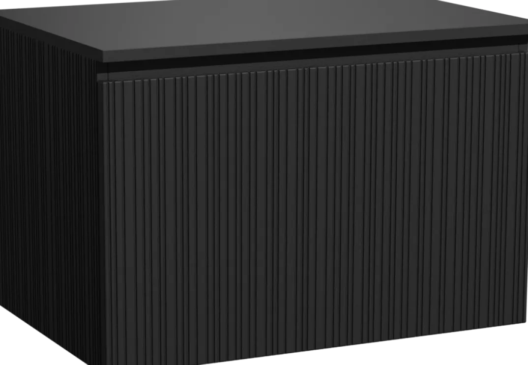 Storke Ribs badkamermeubel met Panton wastafelblad voor waskom(men)