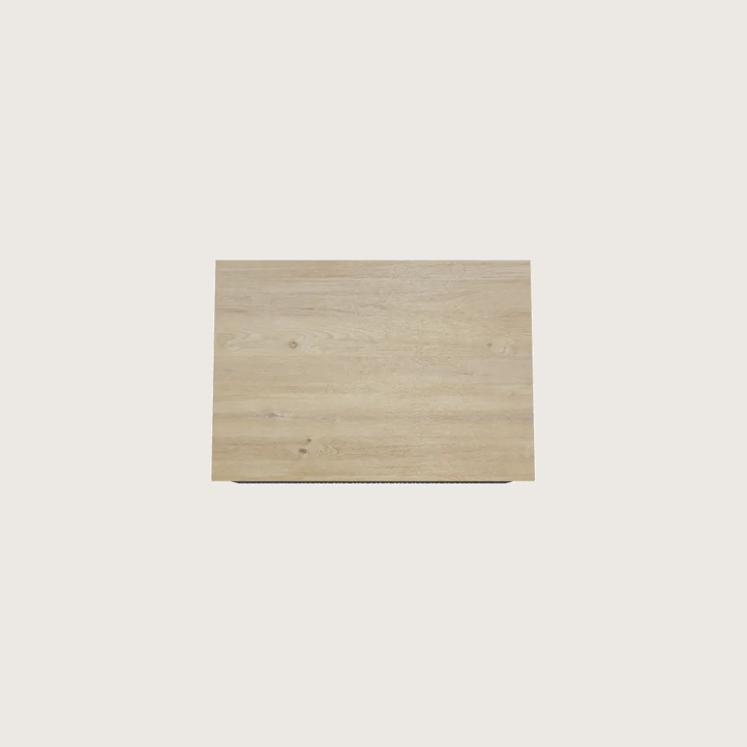Storke Ribs badkamermeubel met Panton wastafelblad voor waskom(men)