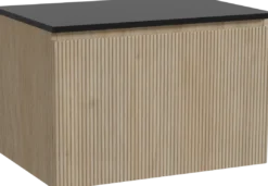 Storke Ribs badkamermeubel met Panton wastafelblad voor waskom(men)