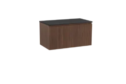 Storke Ribs badkamermeubel met Panton wastafelblad voor waskom(men)