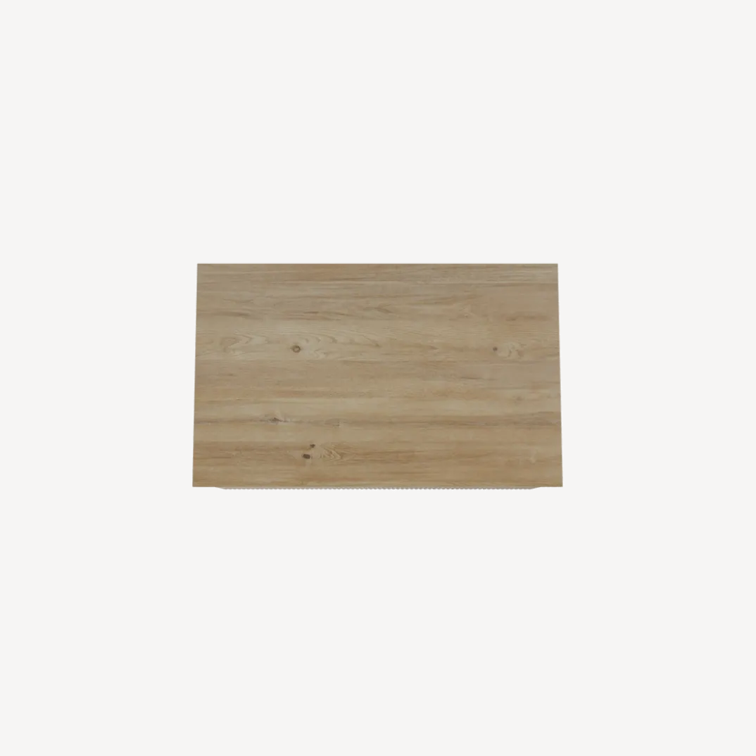 Storke Ribs badkamermeubel met Panton wastafelblad voor waskom(men)