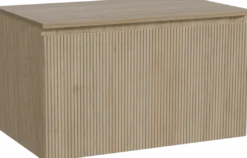 Storke Ribs badkamermeubel met Panton wastafelblad voor waskom(men)