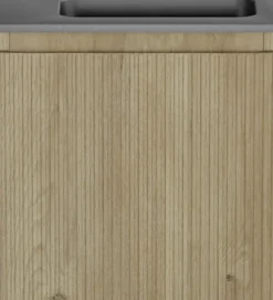 Storke Ribs toiletmeubel met Fina wastafel
