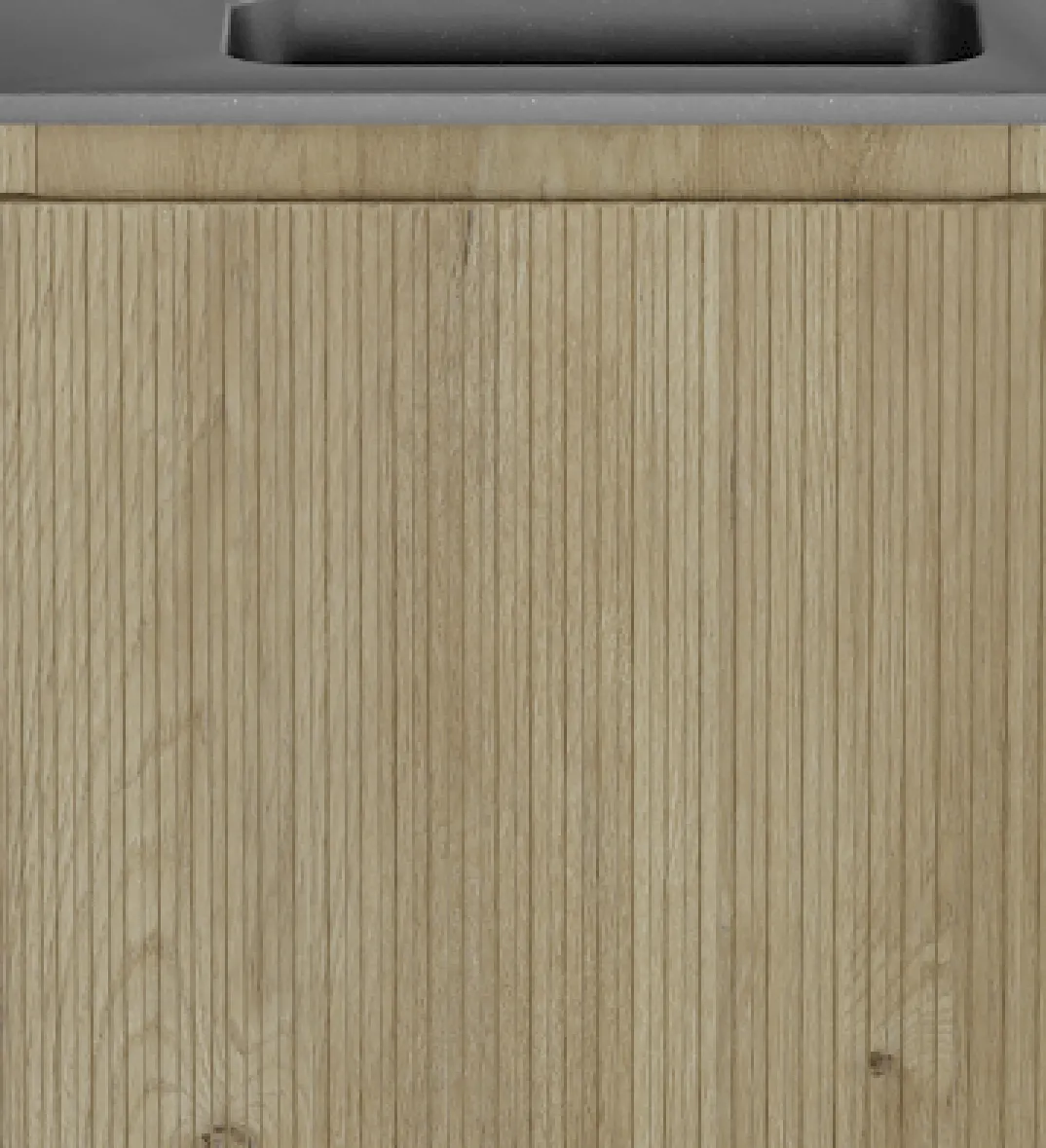 Storke Ribs toiletmeubel met Fina wastafel