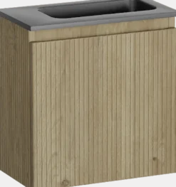 Storke Ribs toiletmeubel met Fina wastafel