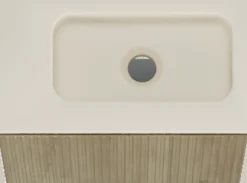 Storke Ribs toiletmeubel met Fina wastafel