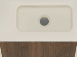 Storke Ribs toiletmeubel met Fina wastafel