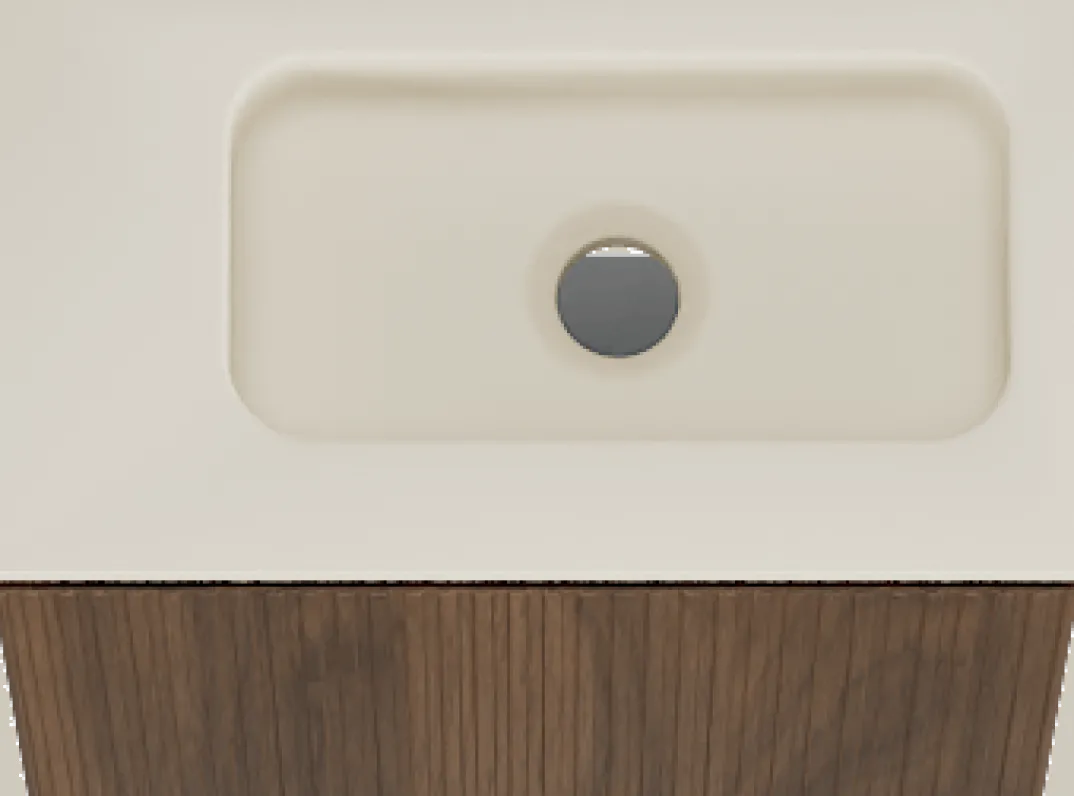 Storke Ribs toiletmeubel met Fina wastafel