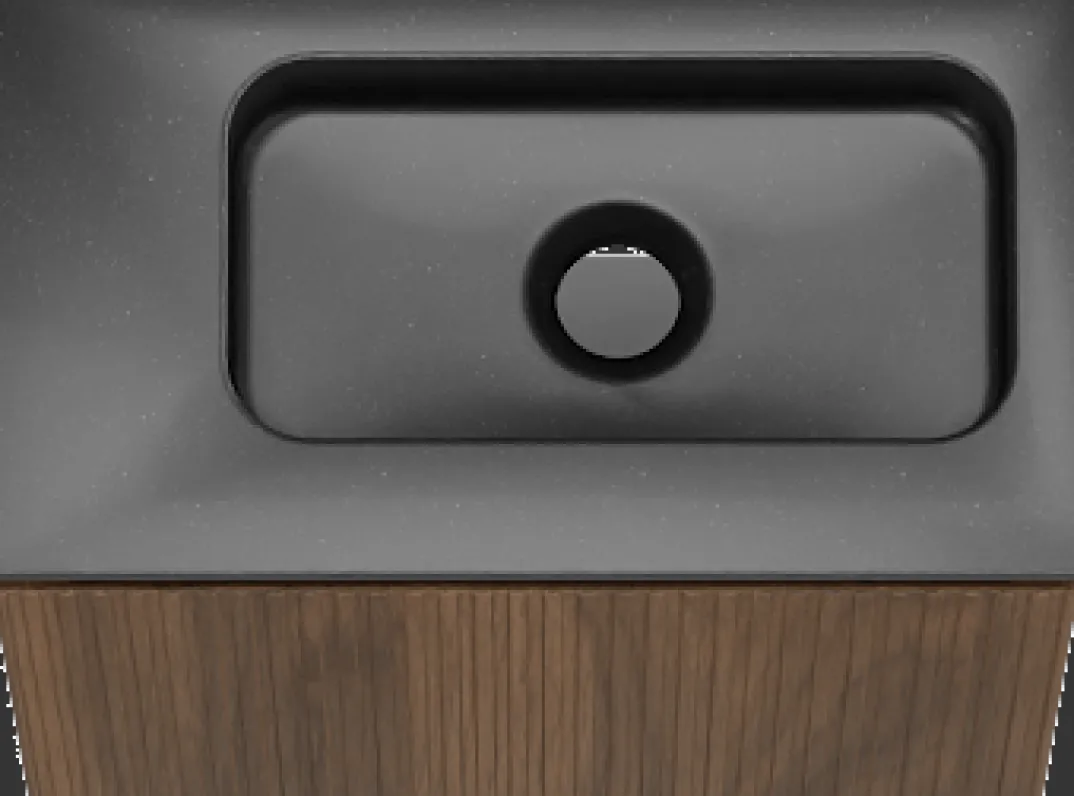 Storke Ribs toiletmeubel met Fina wastafel
