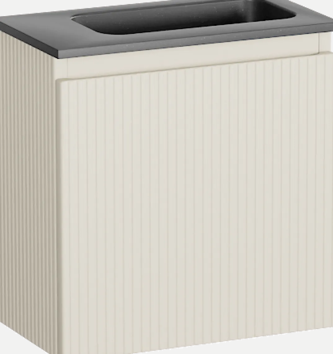 Storke Ribs toiletmeubel met Fina wastafel