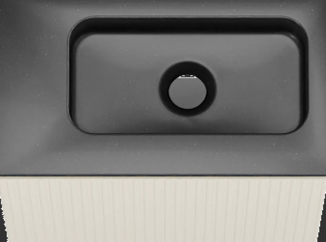 Storke Ribs toiletmeubel met Fina wastafel